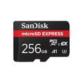SANDISK microSD EXPRESS 256GB SDSQXFN-256G-GN4NN microSDXC Memory Card NVME PCIE 3.1 U3 A1