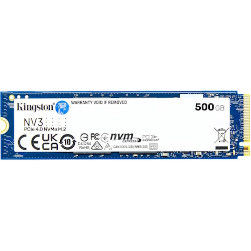 メモリー Kingston SSD NV3 1TB PCIe Gen 4.0 x4 KINGSTON NV3 1TB SNV3S/1000G NVME PCIE 4.0 X4 – OEMPCWorld