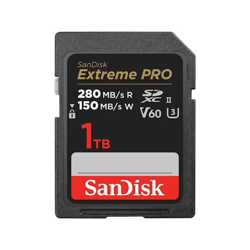 SanDisk Extreme Pro 1TB SDSDXEP-1T00-GN4IN SDXC Memory Card C10 U3 V60 UHS-II