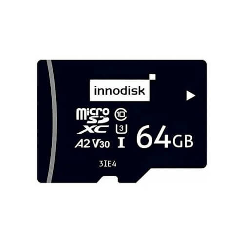 INNODISK 3IE4 64GB DHSDM-64GS06KW1SL microSDXC Memory Card C10 U3 V30 A2 UHS-I