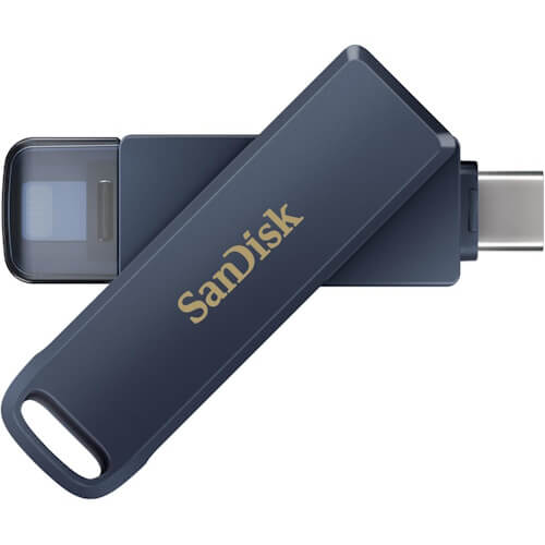 SANDISK Phone Drive for iPhone 256GB SDIXD0N-256G-GN6NN USB 3.2 TYPE-C Flash Drive