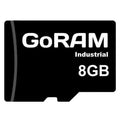 GoRAM Industrial 8GB GRSDQIN-008G-I microSDHC Memory Card C10