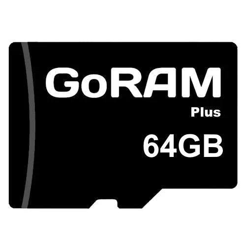 GoRAM GoPlus 64GB GRSDQGP-064G microSDHC Memory Card C10