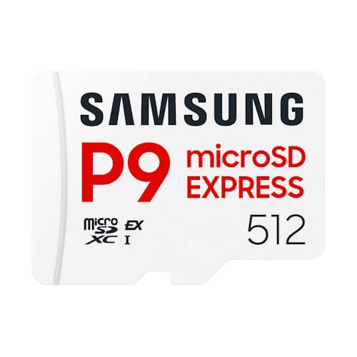 GORAM P9 Express 512GB MB-MK512T/WW microSDXC Memory Card NVME PCIE 3.0 X1