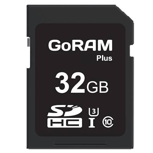 GoRAM Plus 32GB GRSDGP-032G SDHC Memory Card C10 U3 UHS-I