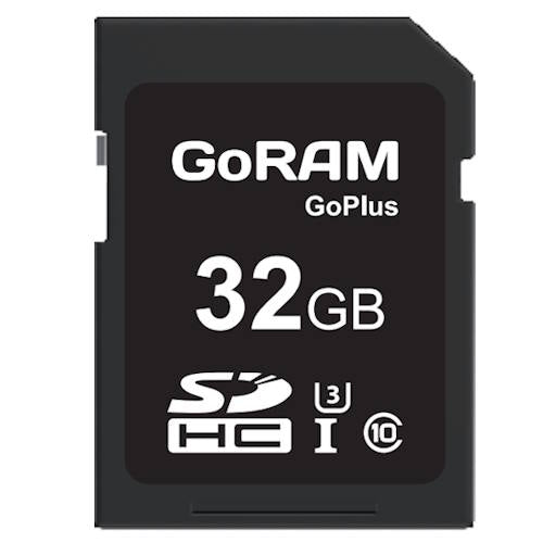 GoRAM GoPlus 32GB GRSDGP-032G SDHC Memory Card C10 U3 UHS-I