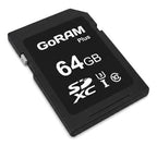 GoRAM Plus 64GB GRSDGP-064G SDXC Memory Card C10 U3 UHS-I