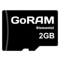 GoRAM Elemental 2GB GRSDQEM-002G microSD Memory Card C10 UHS-I
