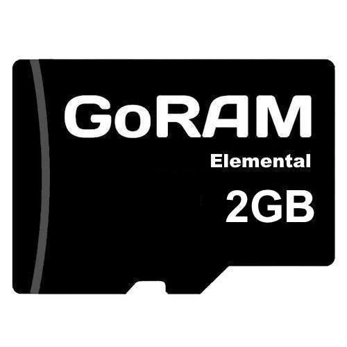 GoRAM Elemental 2GB GRSDQEM-002G microSD Memory Card C10 UHS-I