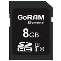 GoRAM Elemental 8GB GRSDEM-008G SDHC Memory Card C10 U1 UHS-I