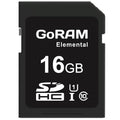 GoRAM Elemental 16GB GRSDEM-016G SDHC Memory Card C10 U1 UHS-I