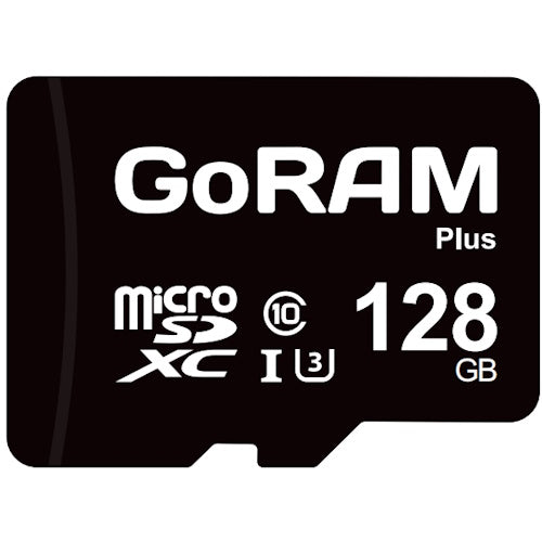 GoRAM Plus 128GB GRSDQGP-128G microSDXC Memory Card C10 U3 UHS-I
