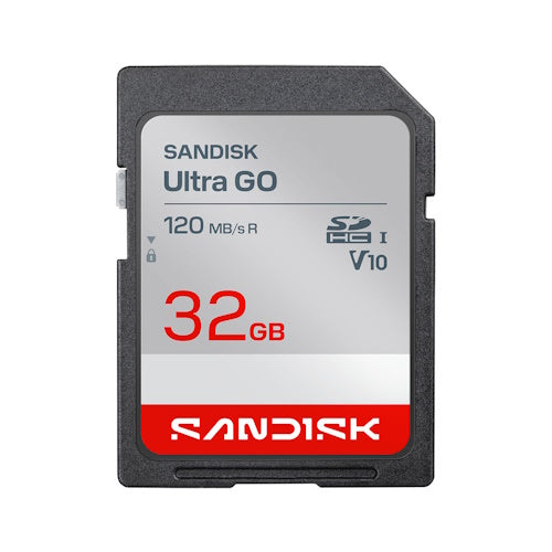 SANDISK Ultra GO 32GB SDSDUGN-032G-GN6IN SDHC Memory Card C10 V10 UHS-I