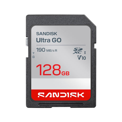 SANDISK Ultra GO 128GB SDSDUGN-128G-GN6IN SDXC Memory Card C10 V10 UHS-I