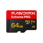 SANDISK Extreme Pro 64GB SDSQXCU-064G-GS6MA microSDXC Memory Card C10 U3 V30 A2 UHS-I