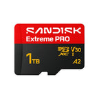 SANDISK Extreme Pro 1TB SDSQXCJ-1T00-GS6MA microSDXC Memory Card C10 U3 V30 A2 UHS-I