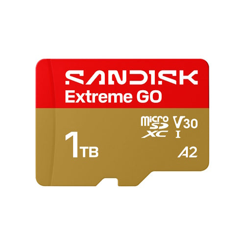 SANDISK Extreme GO 1TB SDSQXGN-1T00-GN6MN microSDXC Memory Card C10 U3 V30 A2 UHS-I