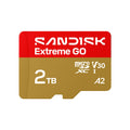 SANDISK Extreme GO 2TB SDSQXGN-2T00-GN6MN microSDXC Memory Card C10 U3 V30 A2 UHS-I