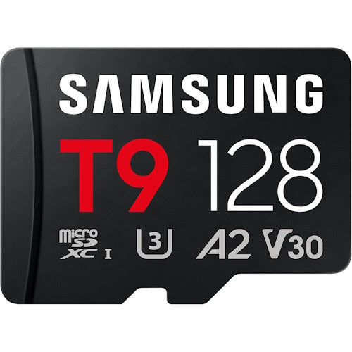 SAMSUNG T9 128GB MB-MH128T/WW microSDXC Memory Card C10 U3 V30 A2 UHS-I