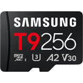 SAMSUNG T9 256GB MB-MH256T/WW microSDXC Memory Card C10 U3 V30 A2 UHS-I