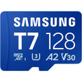 SAMSUNG T7 128GB MB-MB128T/WW microSDXC Memory Card C10 U3 V30 A2 UHS-I