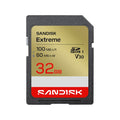 SANDISK Extreme 32GB SDSDXVT-032G-GUCIN SDHC Memory Card C10 U3 V30 UHS-I