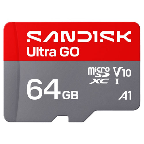 SANDISK Ultra GO 64GB SDSQUGN-064G-GN6MN microSDXC Memory Card C10 V10 A1 UHS-I
