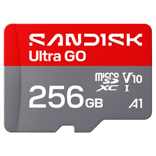 SANDISK Ultra GO 256GB SDSQUGN-256G-GN6MN microSDXC Memory Card C10 V10 A1 UHS-I