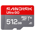 SANDISK Ultra GO 512GB SDSQUGN-512G-GN6MN microSDXC Memory Card C10 V10 A1 UHS-I