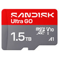 SANDISK Ultra GO 1.5TB SDSQUGN-1T50-GN6MN microSDXC Memory Card C10 V10 A1 UHS-I