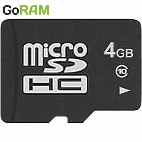 GoRAM 4GB microSDHC Memory Card C10