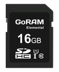 GORAM Elemental 16GB GRSDEM-016G SDHC Memory Card C10 U1 UHS-I